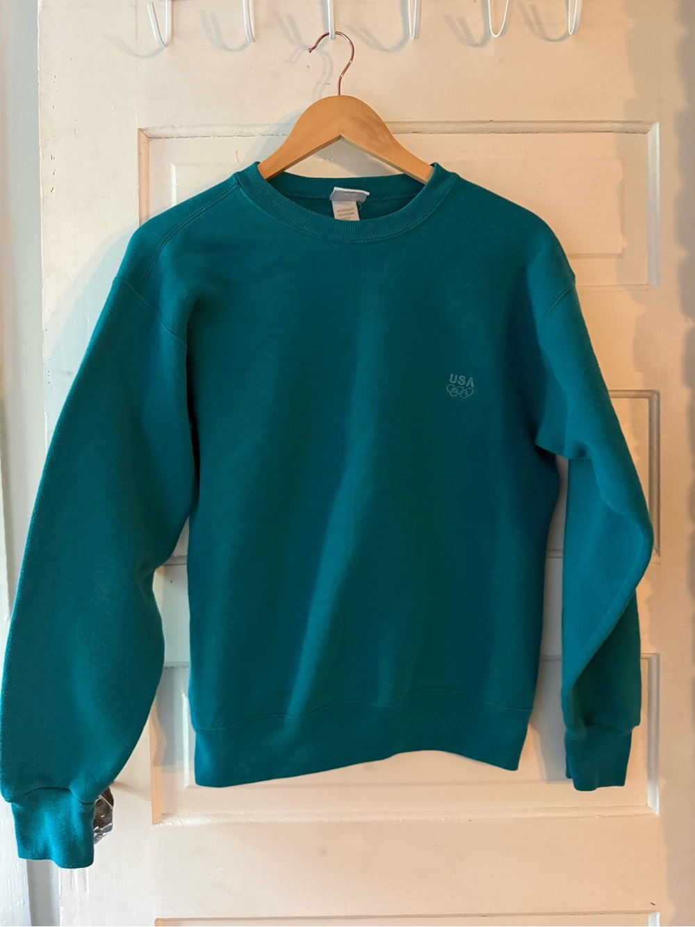 USA Olympic Vintage Teal Crewneck Sweatshirt